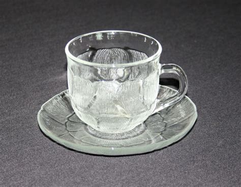 Tea Cup & Saucer, Glass | Raymond Brothers Limited