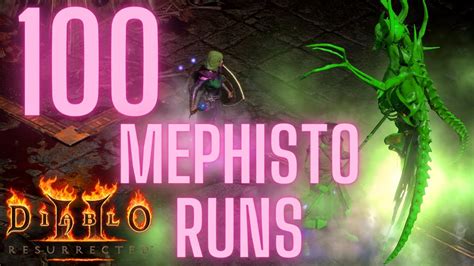 100 RUNS MEPHISTO 491%MF - LOOT DROP HIGHLIGHTS - DIABLO 2 RESURRECTED ...