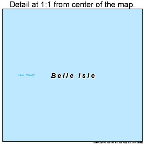 Belle Isle Florida Street Map 1205300