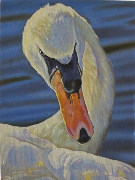 Artist Oil Painting | Swan : Graceful Malevolence – Artist, Artwork ...