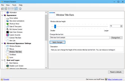 Windows 10 - get smaller window titlebar and reduce window buttons