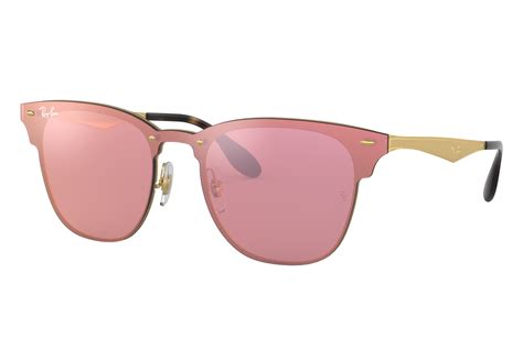 Gold Sunglasses in Pink and Blaze Clubmaster - RB3576N | Ray-Ban®