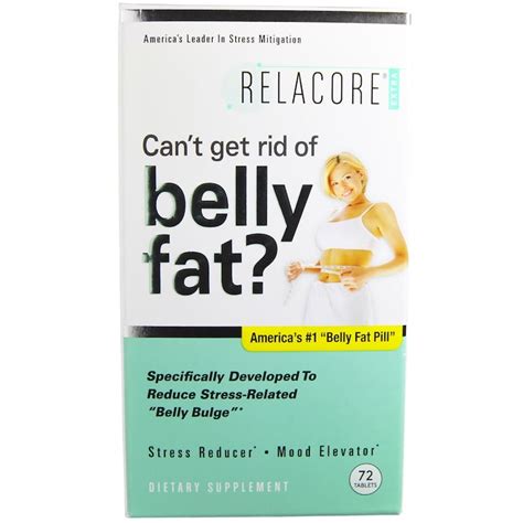 Relacore, Extra, Belly Fat Pill, 72 Tablets - Walmart.com - Walmart.com