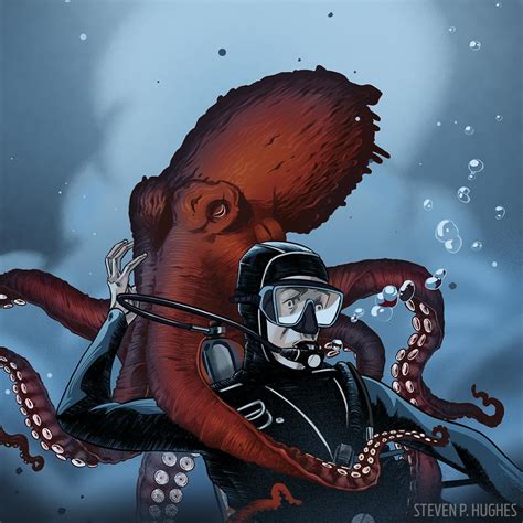 What It's Like to Get Jumped By a Giant Octopus | Scuba Diving