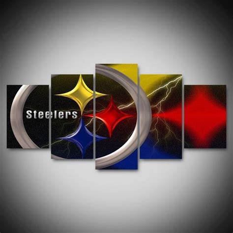 Pittsburgh Steelers – Abstract Canvas Art Wall Decor - Steelersfanhome.com