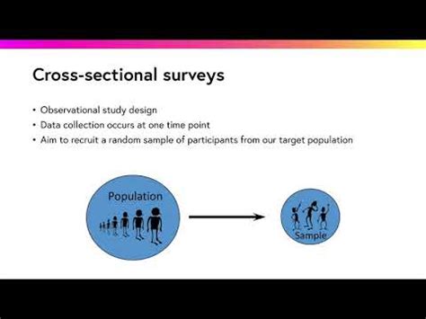 Cross sectional survey studies - YouTube