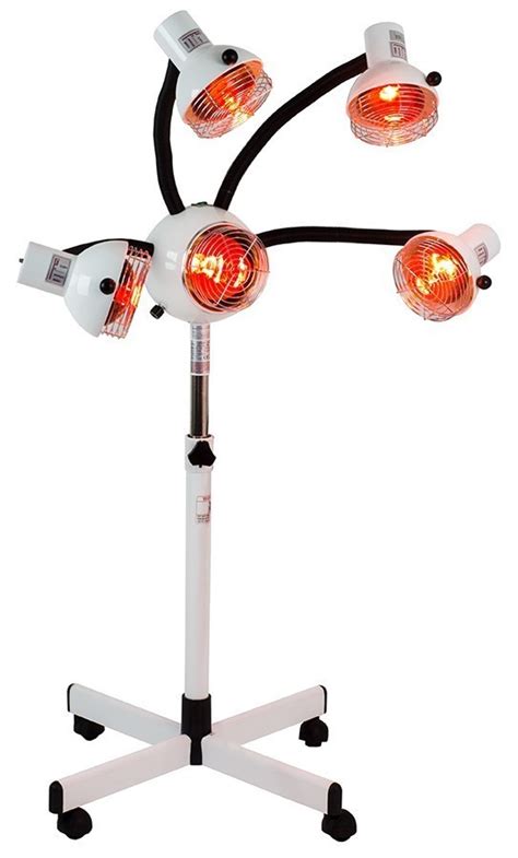 5 Head Infra Red Lamp with Flexible Arms