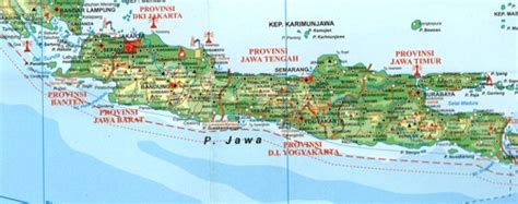 Java Island Map 1 Map Of Java With Regions Colour Coded Lagos Map - Riset