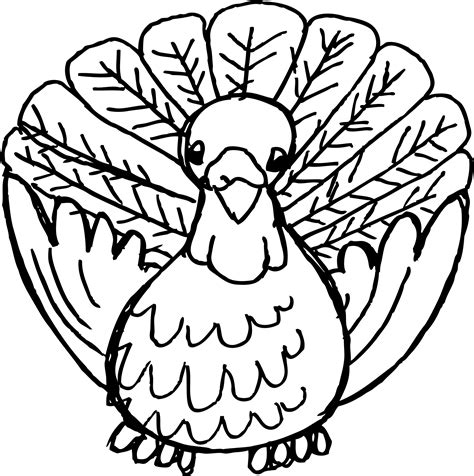 Turkey black and white clipart cartoon turkey outline - WikiClipArt