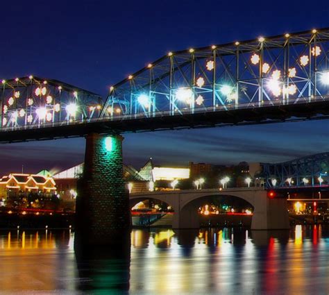 Walnut Street Bridge at Sunset; Chattanooga, TN | rush_39402 | Flickr