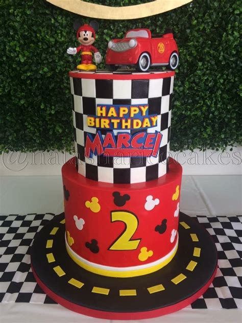 Mickey and the Roadsters Cake | Mickey roadster racers birthday, Mickey ...