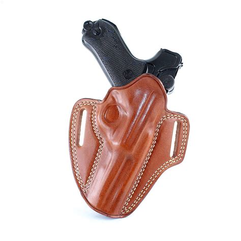 Leather Pancake Holster Fits Ruger MKIV 22/45.22LR 5.5" Barrel #1323# - Holsters