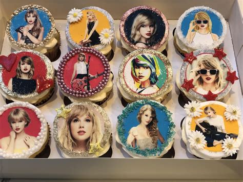 Taylor Swift Edible Cupcake Toppers – Ediblecakeimage