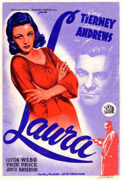 MOVIE POSTERS: LAURA (1944)