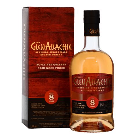 GlenAllachie 8 Year Old Koval Rye Quarter Cask Wood Finish - Whisky from Whisky Kingdom UK