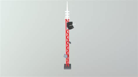 Radio Tower - 3D model by AgultoDesigns [60c22c7] - Sketchfab