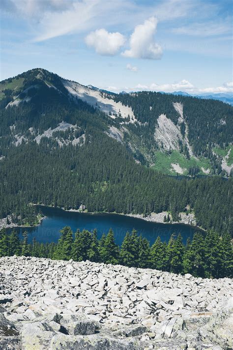 "Alpine Lake And Mountains" by Stocksy Contributor "Rialto Images ...