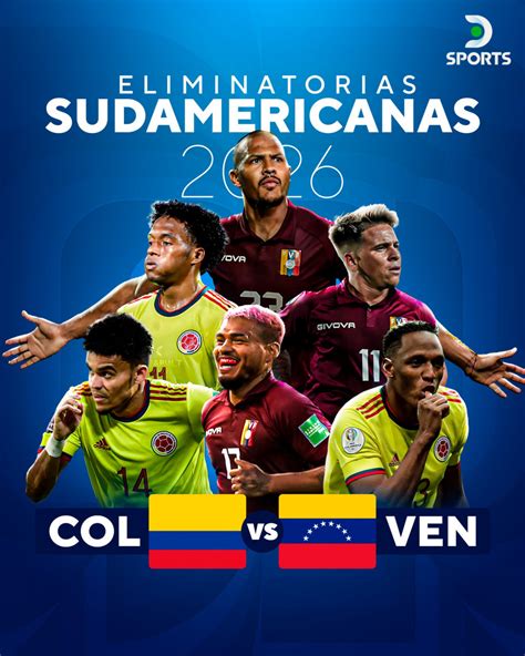 [Venevisión] Venezuela vs Colombia EN VIVO HOY por las Eliminatorias 2026: a qué hora juega ...