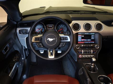 2014, Ford, Mustang, G t, Convertible, Muscle, Interior Wallpapers HD ...