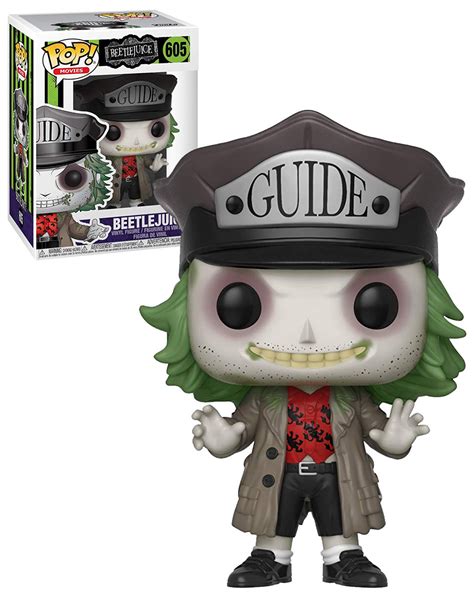 Funko POP! Movies Beetlejuice #605 Beetlejuice (With Guide Hat) - New, Mint Condition