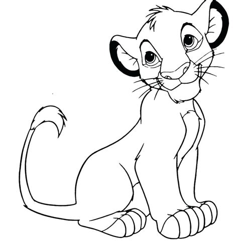 Lion King Simba Drawing | Free download on ClipArtMag