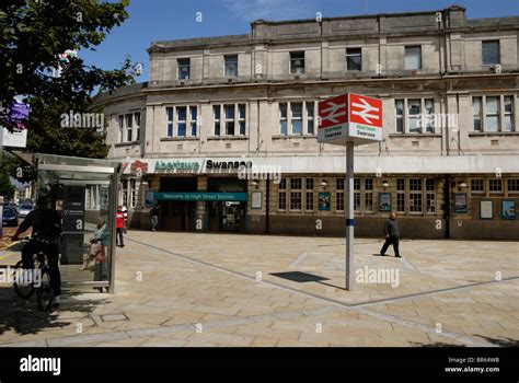 Swansea railway station, Wales Stock Photo - Alamy