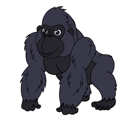 Gorilla Cartoon Drawing at GetDrawings | Free download