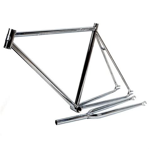 Frame Bike Accessories Chrome Molybdenum Steel Frame 53cm Road Bike Frameset Fixed Gear Bicycle ...