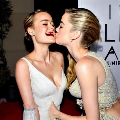 brie larson and amber heard kissing | Stable Diffusion