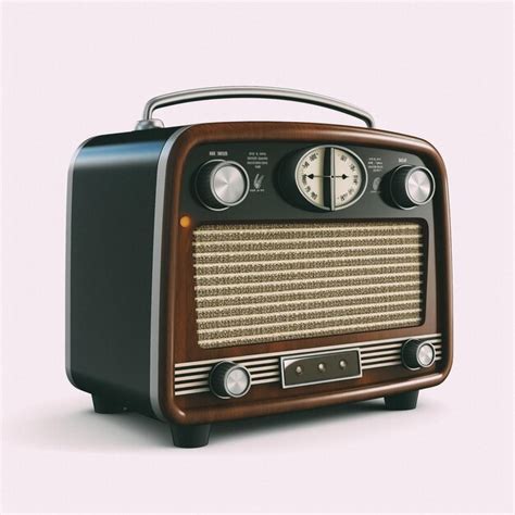 Premium AI Image | An old fashioned radio