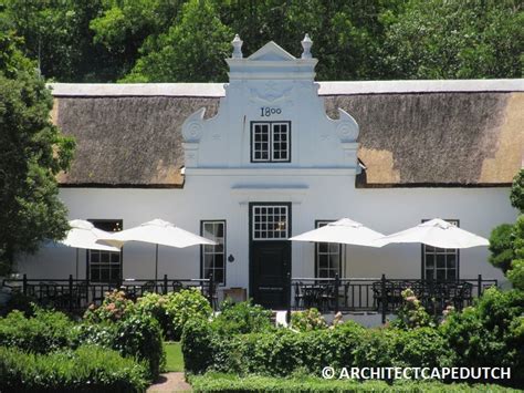 CHARACTERISTICS OF CAPE DUTCH ARCHITECTURE | SOUTH AFRICA