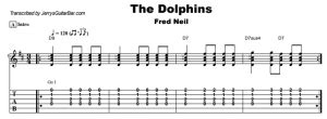 Fred Neil - The Dolphins Guitar Lesson, Tab & Chords - JGB