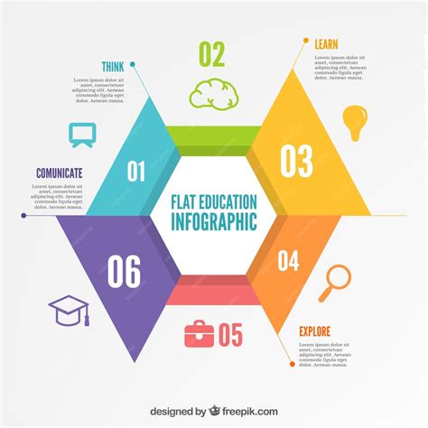 Free Vector | Education infographic template