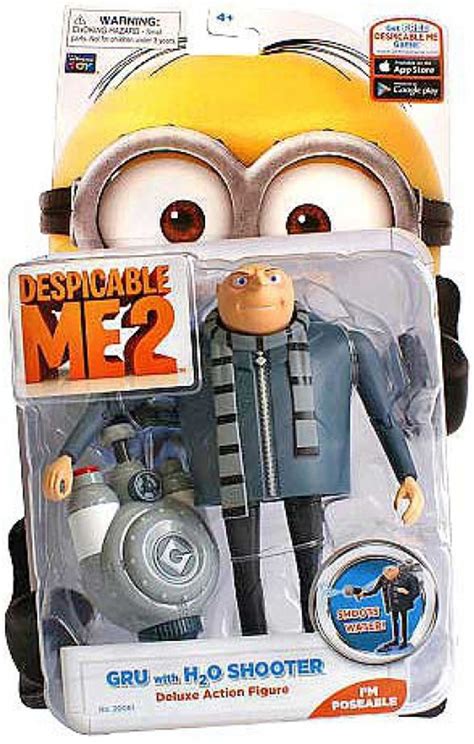 Despicable Me 2 Gru 5 Action Figure H2O Shooter Think Way - ToyWiz