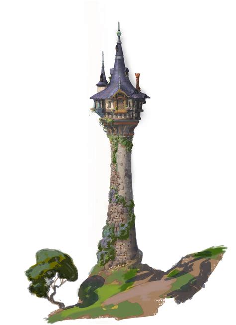 The Art of Tangled • Rapunzel’s Tower Dan Cooper (Painting, Digital)...