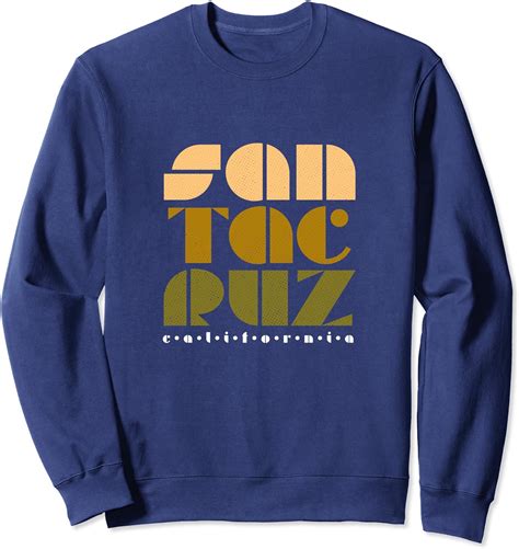 Amazon.com: Santa Cruz California Retro Graphic Sweatshirt : Clothing ...