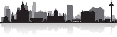 Liverpool England Skyline City Silhouette Modern City Britain Vector, Modern, City, Britain PNG ...