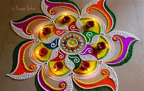 हैप्पी दिवाली रंगोली डिज़ाइन Happy Diwali Rangoli, Rangoli Designs ...