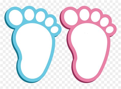 Footprint Heart Clipart Vector Free Library Baby Footprint - Cartoon Pictures Of Footprints, HD ...