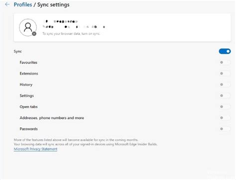 How To: Turn Sync On Or Off In New Microsoft Edge - Windows Bulletin Tutorials