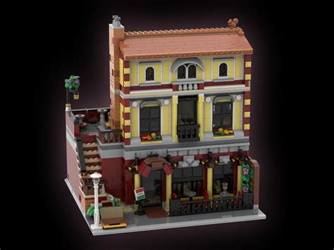 LEGO MOC Pizzeria - 10312 Jazz Club Alternative Build by PL MOCs | Rebrickable - Build with LEGO