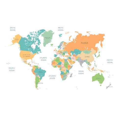 World Map Countries Vector Hd Images, World Map Made Of, 44% OFF