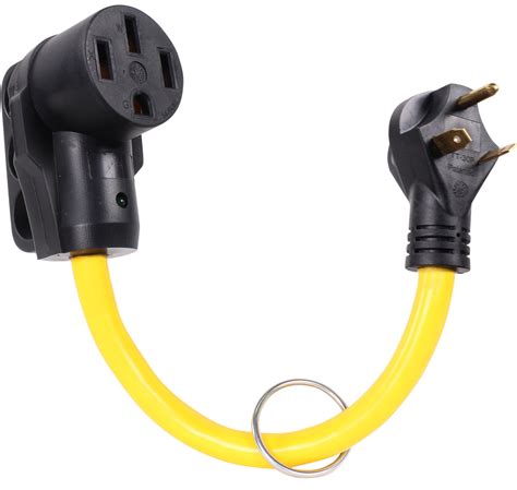 RV 30Amp Male To 50Amp Female Camper Power Cord Plug Adapter Cable NEM ...