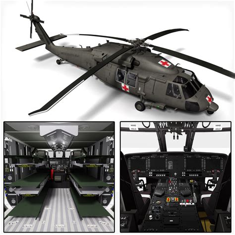 purchase hh-60m medevac helicopter 3d xsi