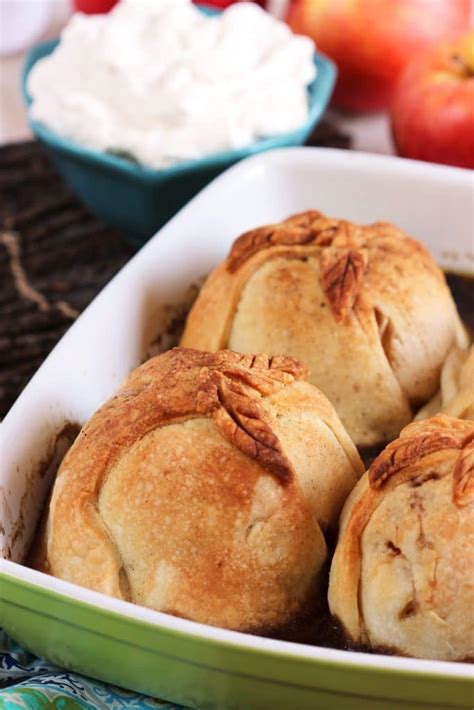 Easy Apple Dumplings - The Suburban Soapbox