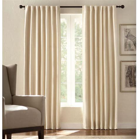 Home Decorators Collection Room Darkening Window Panel in Cream - 54 in ...