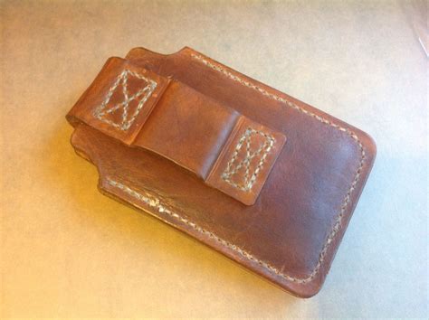 Buy a Custom Made Leather Cell Phone Holster For Samsung Galaxy S5 , Can Be Made For Motorola ...