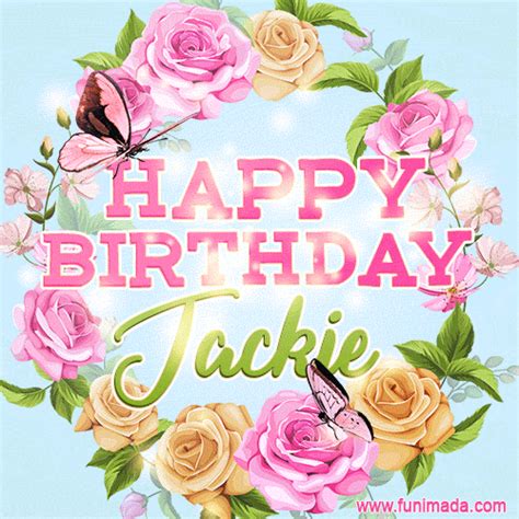 Happy Birthday Jackie GIFs for Her - Download on Funimada.com