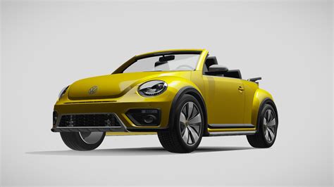 VW Beetle Dune Convertible 2020 - Buy Royalty Free 3D model by Creator ...