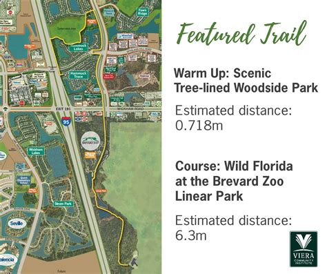 Scenic Tree-lined Woodside Park and Wild Florida at the Brevard Zoo Linear Park | Linear park ...